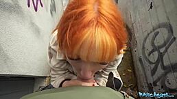 Intense Orgasm With Russian Redhead's Big Tits