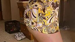 Joan Day Flaunts Curvy Body In See-Through Tights!