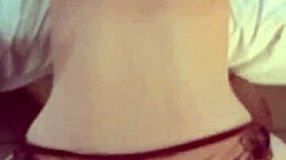 French amateur in satin lingerie gets pussy pounded.