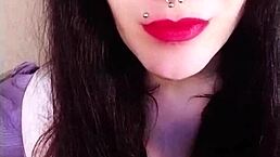 Backstage of a hot brunette