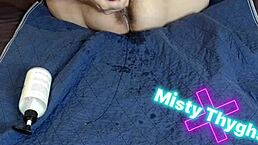 Bbw stepmom gets fucked with toys and squirts