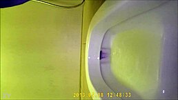 asian teen 18+ pee in toilet