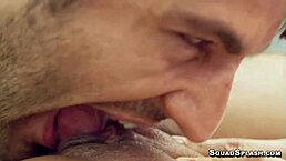 Ebony Nia Nacci GIVES DEEPTHROAT BLOWJOB.