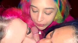 Did you see those girls surprise him on the boat and suck him off?