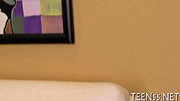 Is This Petite Teen Bent for Rough Blowjob?