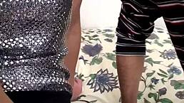 Slutty milf watches boyfriend give blowjob 😏