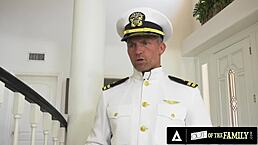 Maya Bijou Seduced By Military Stepdad In Interracial Encounter