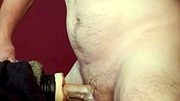 i'm hard fucking my toy and showing my asshole while edging to cum