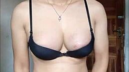 Big Tit Asian Shemale Crossdresses And Masturbates To Cumshot Solo.