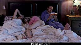 I watch petite Lexi Lore sneakily fuck her stepdad