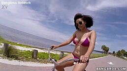 Ever Tried a Nude Bicycle Ride with a Brunette?