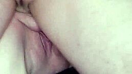 hey, this inked redhead is getting creampied hard in a gangbang