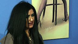 Classy British Babe Gives Humiliating Blowjob And Handjob In Femdom Scene