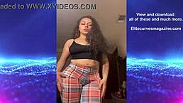 in this story, she shows off her big ass in a tight dress for vol 1