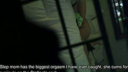 I caught my step mom using her dildo