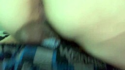 Petite Blonde Stepdaughter Rides Stepdad's Big Black Cock in Morning, Busting Huge Load Inside Pussy