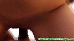 Watch stunning amateurs get facials after blowjobs!