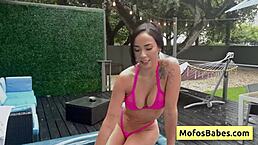 Beautiful Brunette Babe Seduces Her Friend With Boobs