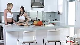 Amateur Brunette Gets Anal Creampie from Brother's Wife