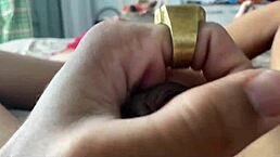 i lickin her lil feets and she squirtin all over