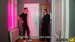 Cuck4k Follows Rules With Blonde In Stockings 😏