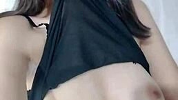 Beautiful Teen Showing Her Big Natural Tits In Video