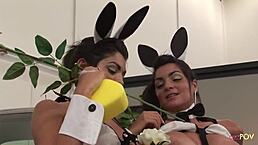 can outdoor lesbians make pussies quiver with wild toy play?