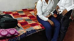 indian college girl gets pounded in secret hotel hookup