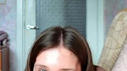 Petite Teen Gives Blowjob And Rimjob To Lucky Guy, Tongue Deep In Asshole