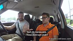 fake instructor's friend bangs blonde in classroom!