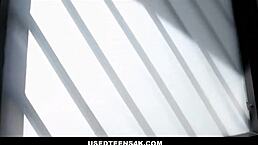 lilly bell gets her pussy used by elias cash while cleaning the house