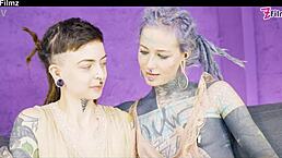 Shy Goth Punk Girl Experiences First Time Anal Assfucking