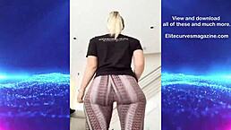 in this story, she shows off her big ass in a tight dress for vol 1