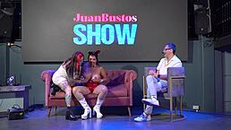 christmas special lalucero swallows dick under dominatrix orders on juan bustos show! 🎅