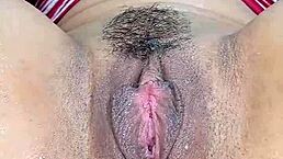 Blonde Latina Fists Wet Pussy with Huge Avocado