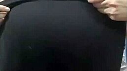 Undressing Doña Mary in her room when her husband leaves.