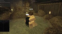 Quick encounter with best friend with benefits in roblox style.