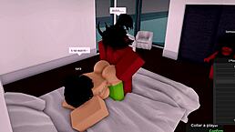 Demon Fucks Roblox Hoe With Monster Cock As Girlfriend Watches Cheating Sex
