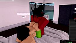 Demon Fucks Roblox Hoe With Monster Cock As Girlfriend Watches Cheating Sex