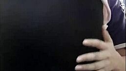 Undressing Doña Mary in her room when her husband leaves.