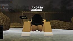 Quick encounter with best friend with benefits in roblox style.