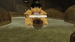 Quick encounter with best friend with benefits in roblox style.