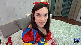 Shelby Paris Gets Lucky In Roleplay Throat Fucking