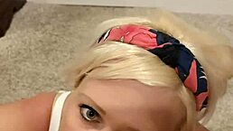 i'm blindfolded for birthday rimjob fun