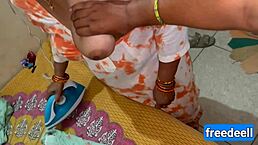 Devar Bhabhi quick hardcore sex with creamy finish in Hindi