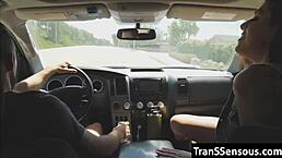 i met a crossdressing hitchhiker with a big cock