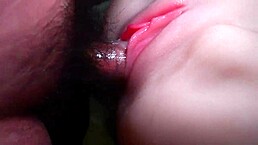 I got my finger and dick in this hairless pussy double penetration