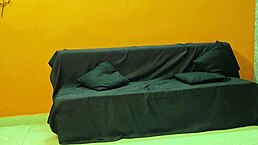 Girl from college gets on all fours for a fun activity