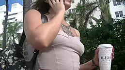 Exhibitionist Wife Helena Price Flashes Upskirt in Public!