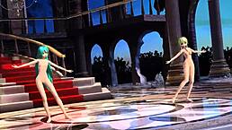 Hatsune Miku And Gumi In Full Nude Mod